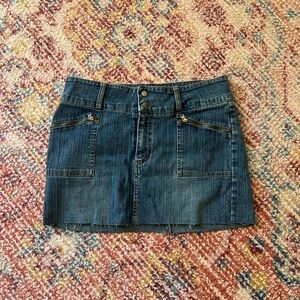 vintage bongo denim skirt